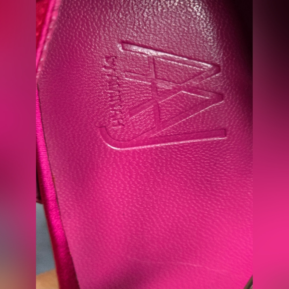 NWT Aaj by Aminah Women's Satiya Platform Dress Sandals In Fuschia Size 8.5 - Picture 15 of 16